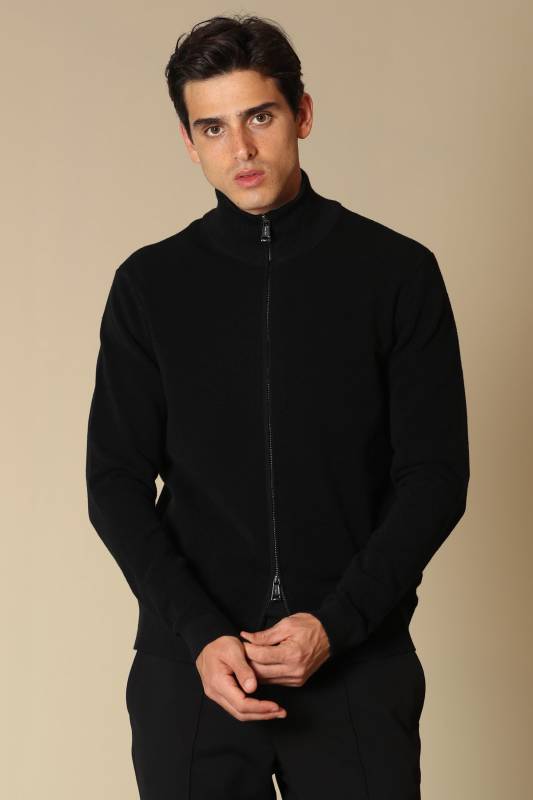 Pino Male Cardigan Black - 1