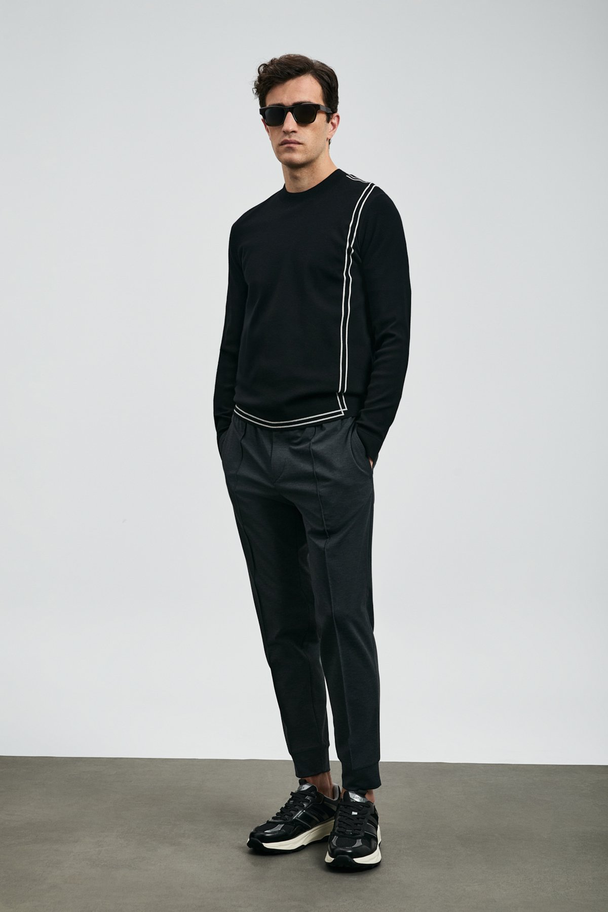 Pıto Jogger Pants Slim Fit Anthracite - LUFIAN