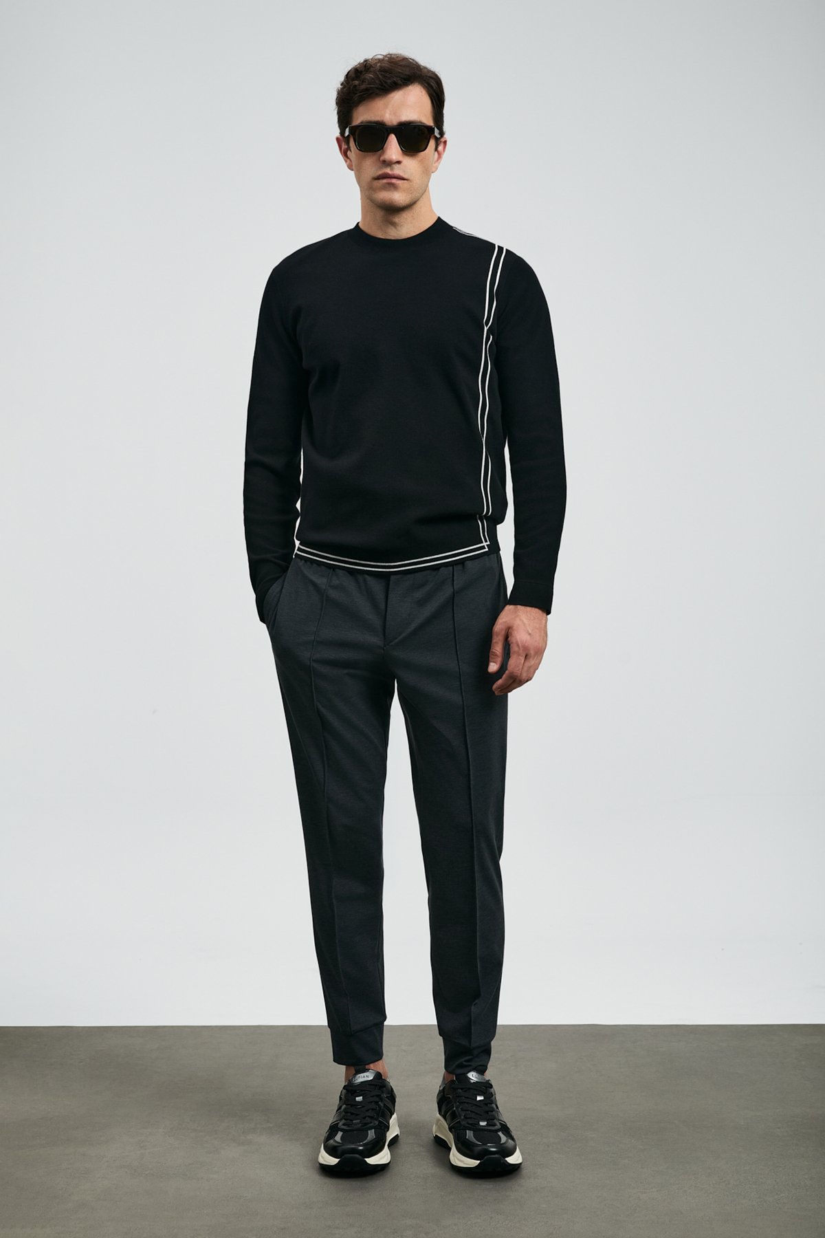 Pıto Jogger Pants Slim Fit Anthracite - LUFIAN