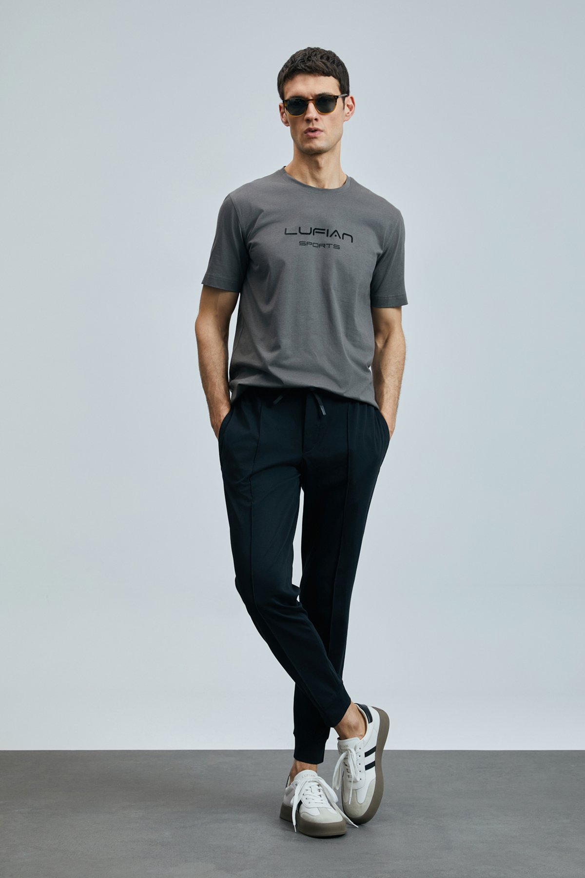 Pıto Smart Mens Chino Pants Slım Fıt Black - Lufian (1)