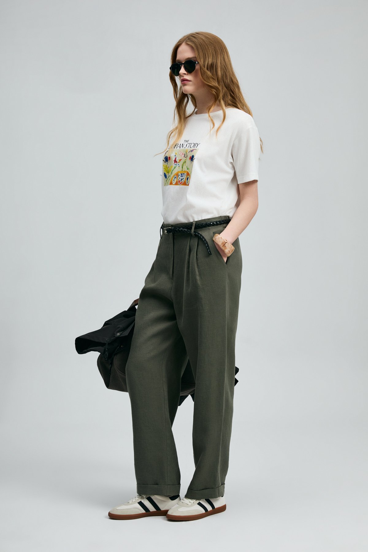 Poly Women's T-Shirt Off White - LUFIAN