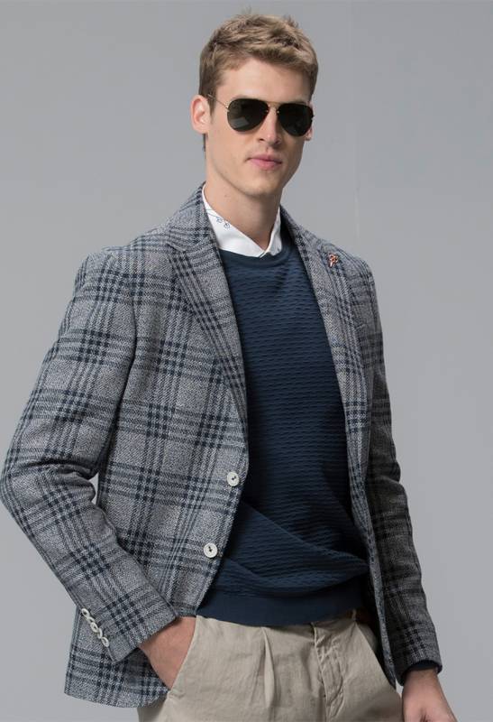 Portimao Sports Mens Blazer Jacket Slım Fıt Navy - 2