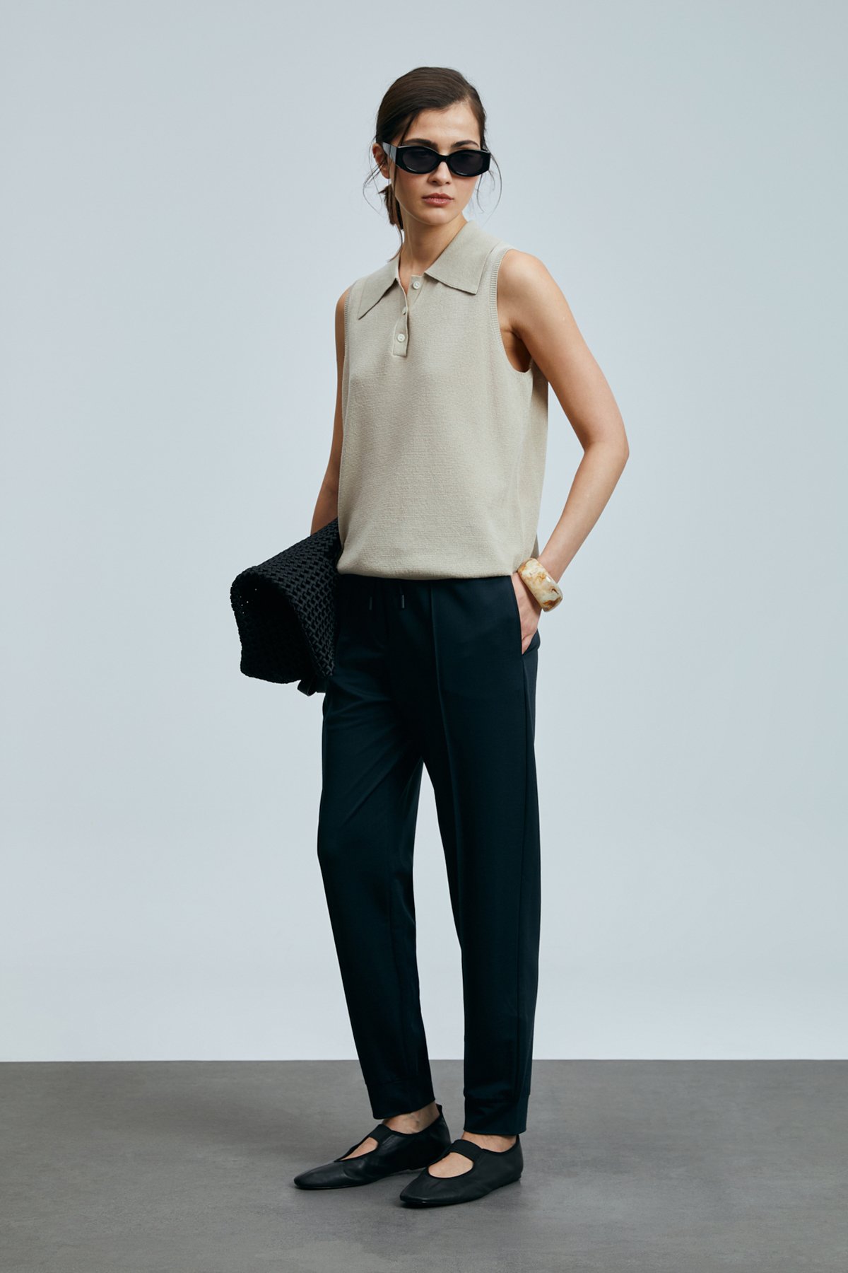 Porto Kadın Pantolon Lacivert - Lufian (1)