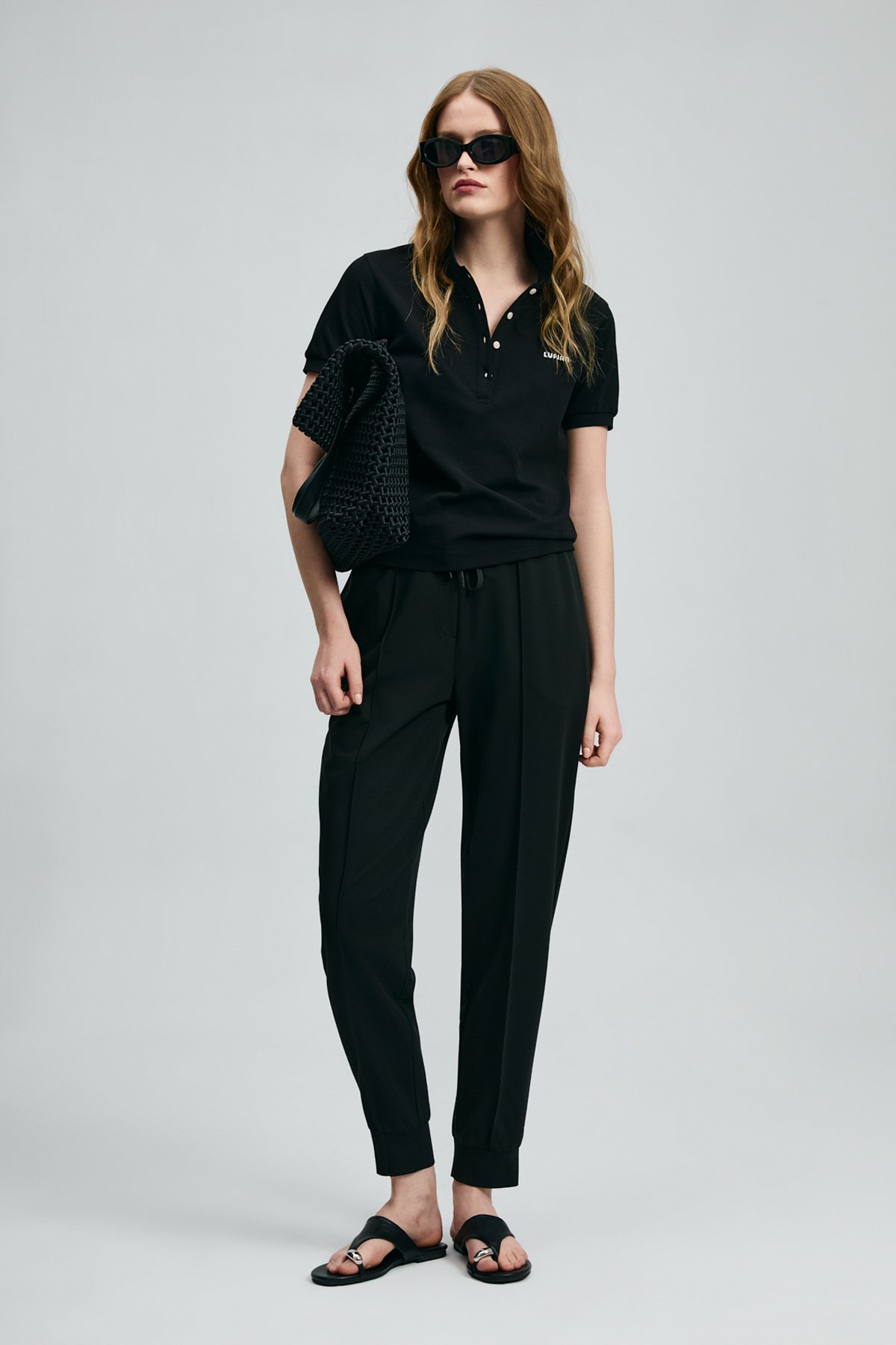Porto Women's Trousers Black - LUFIAN