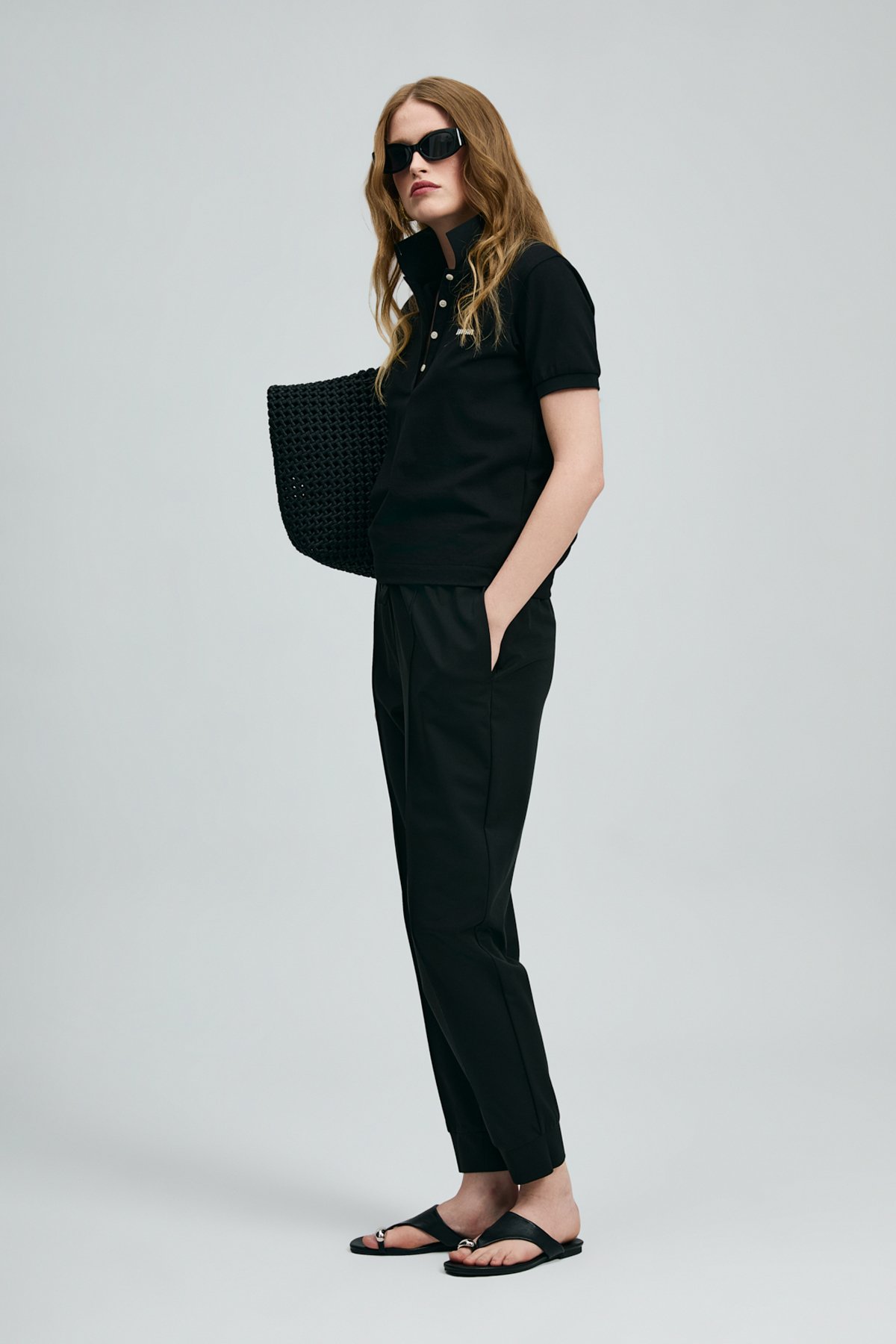 Porto Women's Trousers Black - LUFIAN