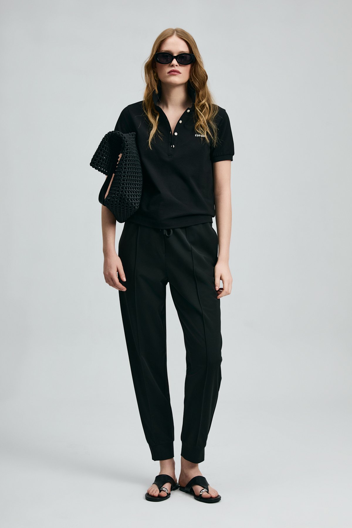 Porto Women's Trousers Black - LUFIAN