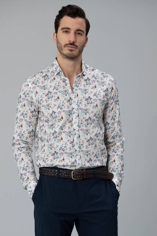 Prox Mens Smart Shirt Slım Fıt Beıge - 3