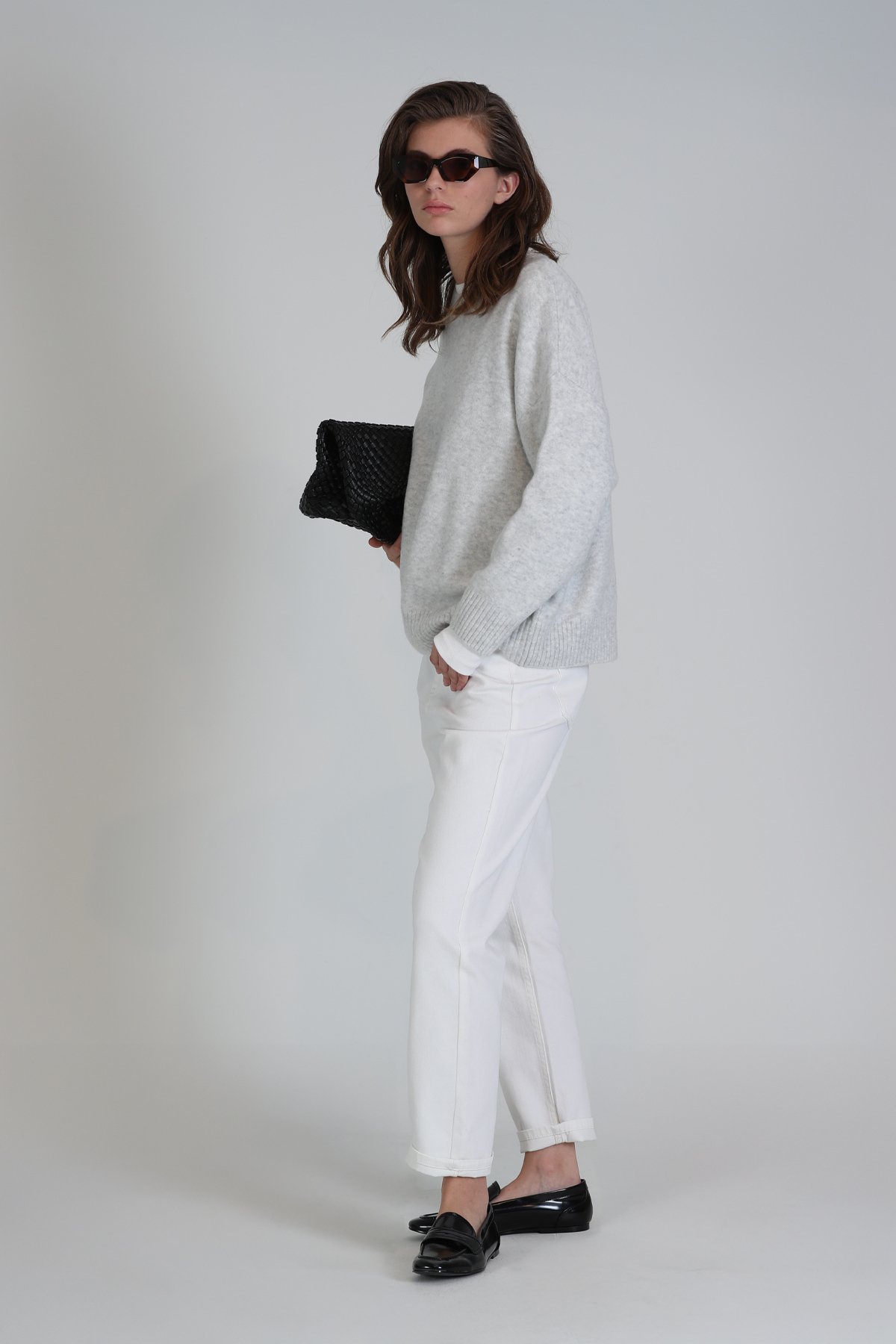 Puerta Women's Denim Regular Fit Ecru - LUFIAN
