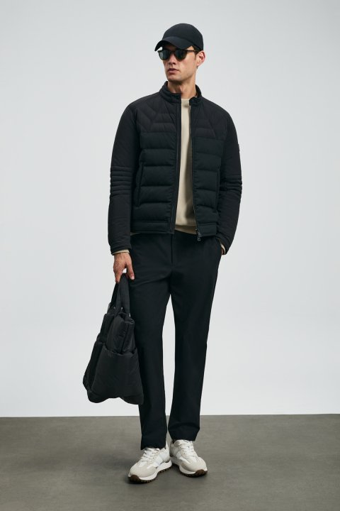 Ralf Goose Down Men's Coat Black - LUFIAN (1)