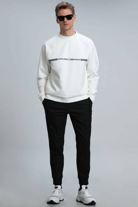 Range Male Sweatshirt Off Whıte - 2