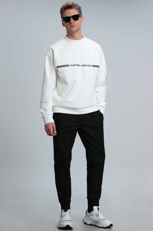 Range Male Sweatshirt Off Whıte - 4