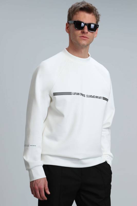 Range Male Sweatshirt Off Whıte - 5