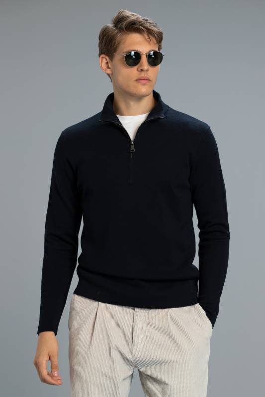 Reale Mens Sweater Navy - 1