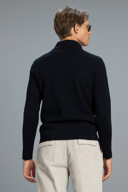 Reale Mens Sweater Navy - 4