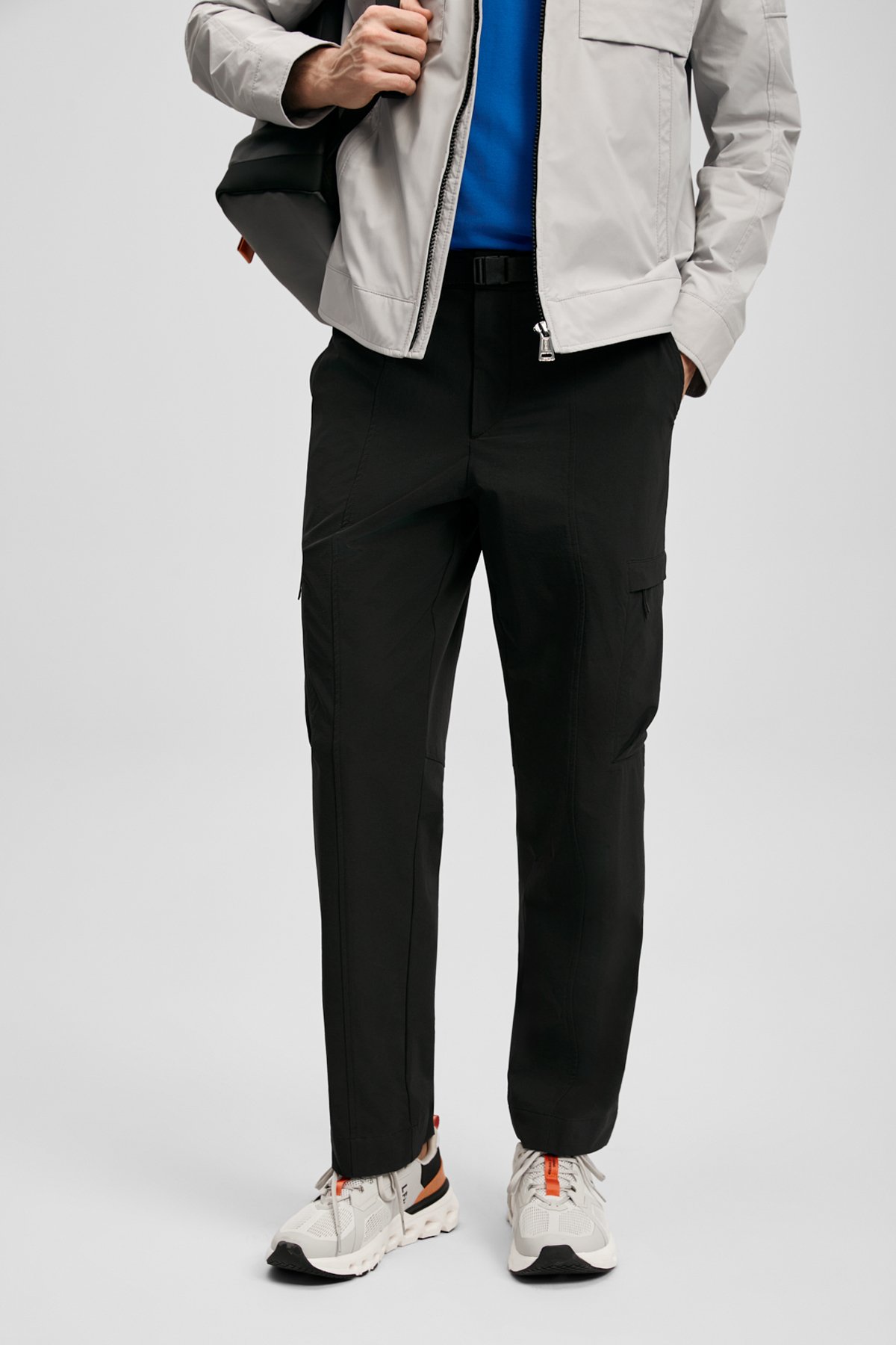 Respect Men's Beach Jogger Pants Regular Fit Black - LUFIAN