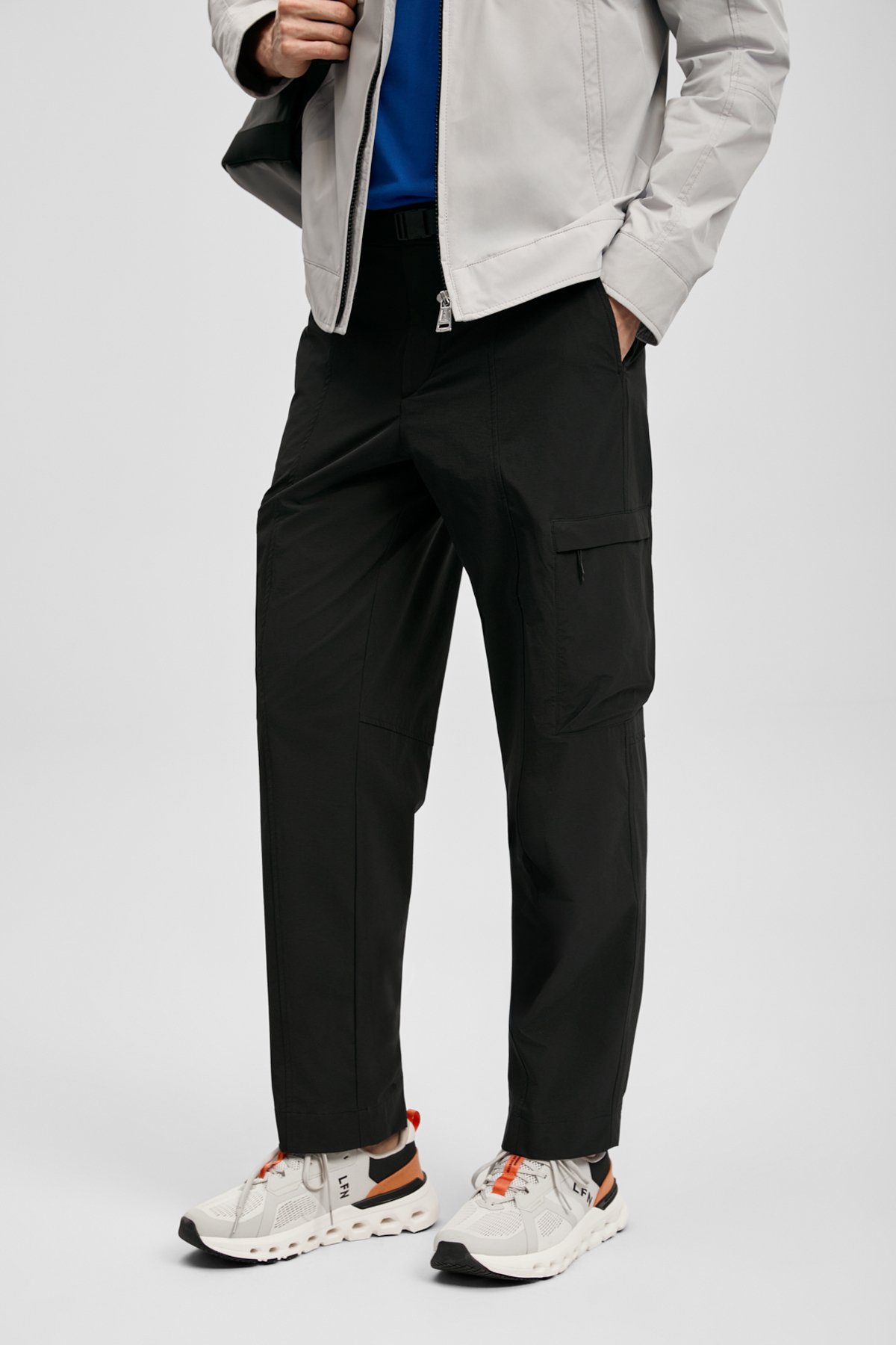 Respect Men's Beach Jogger Pants Regular Fit Black - LUFIAN