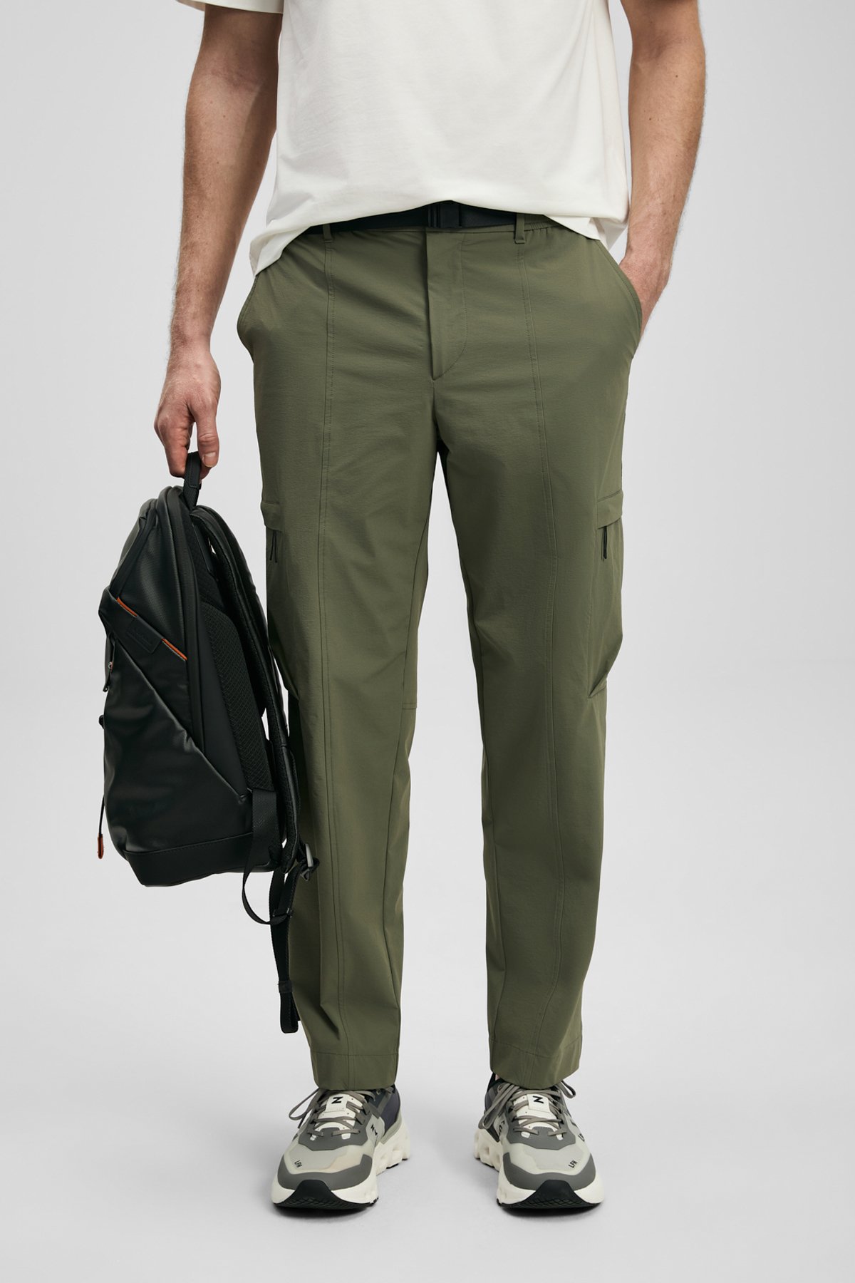 Respect Men's Beach Jogger Pants Regular Fit Green - LUFIAN (1)