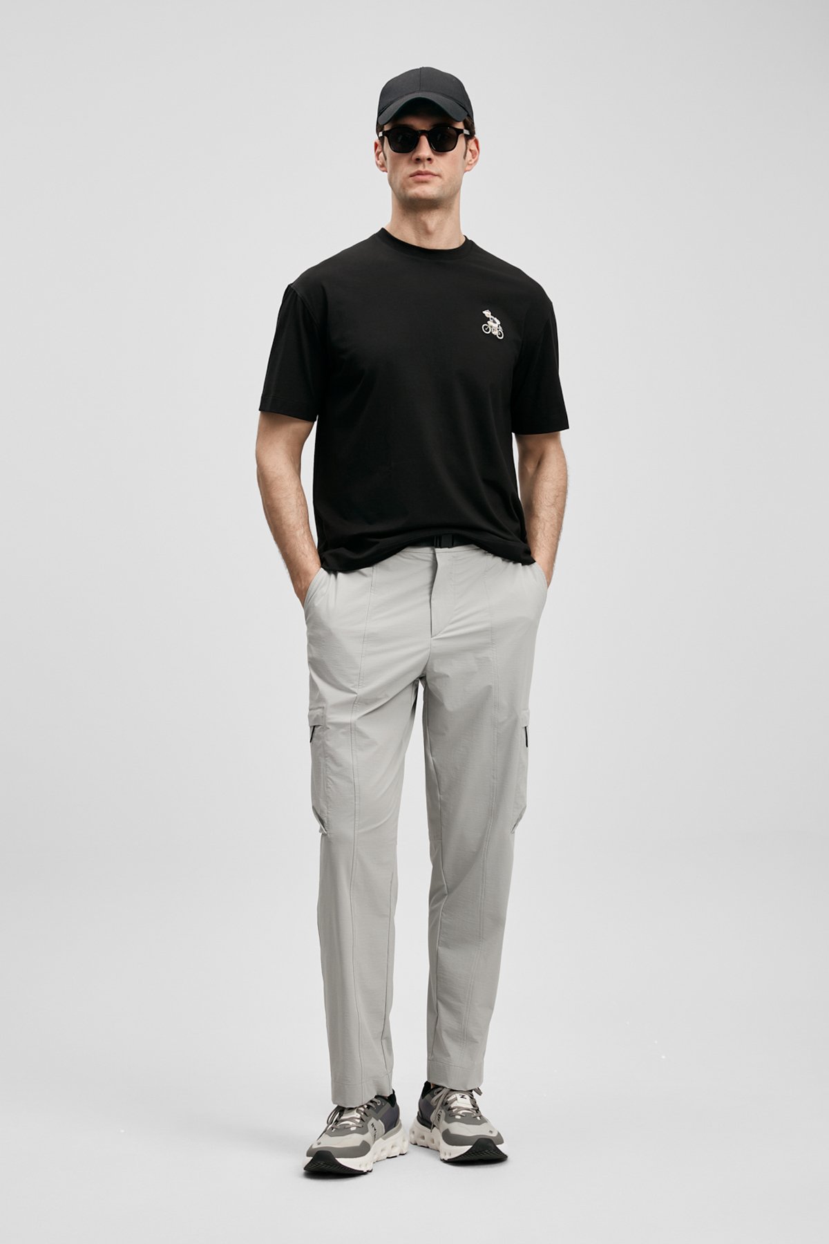 Respect Men's Beach Jogger Pants Regular Fit Stone - LUFIAN