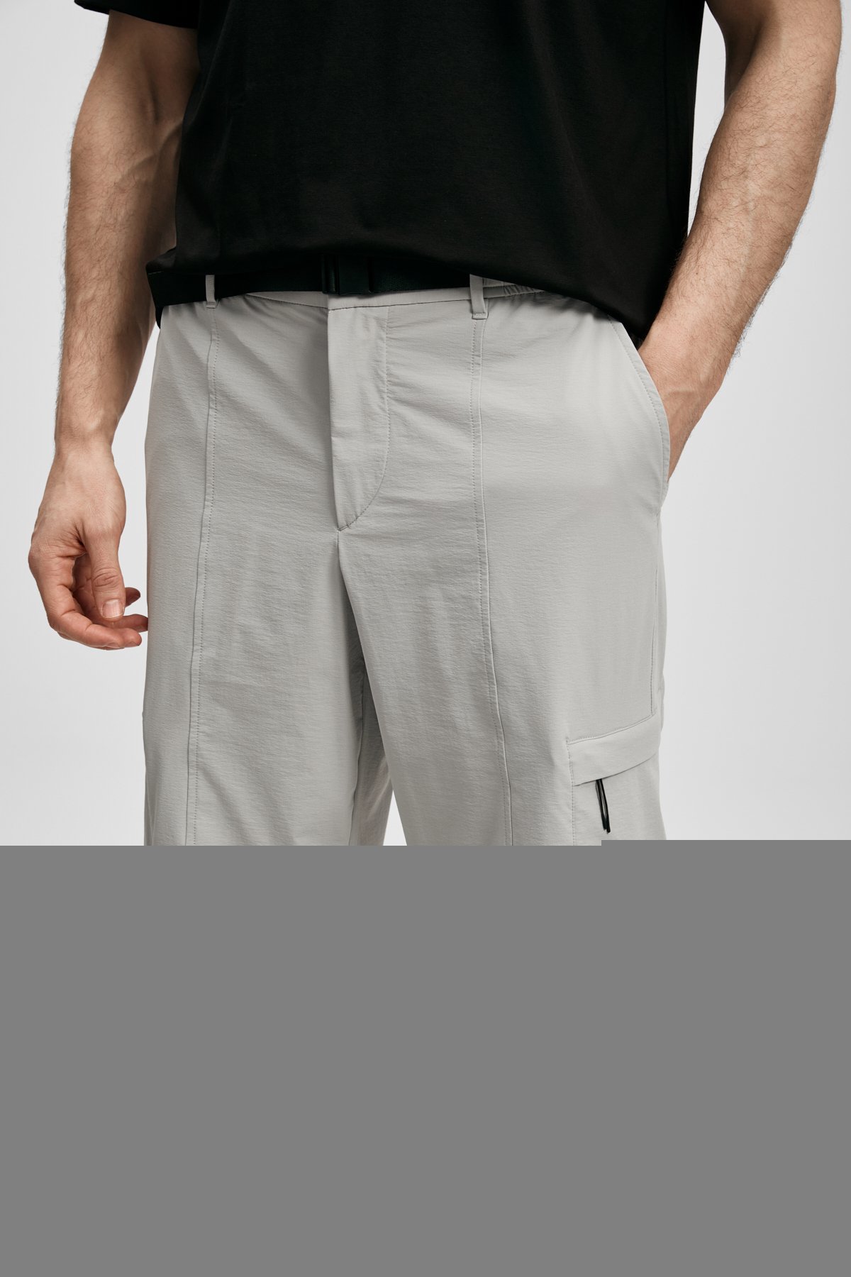 Respect Men's Beach Jogger Pants Regular Fit Stone - LUFIAN