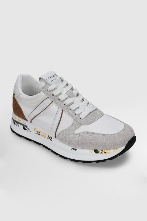 Rex Men's Sneaker Shoes White - LUFIAN