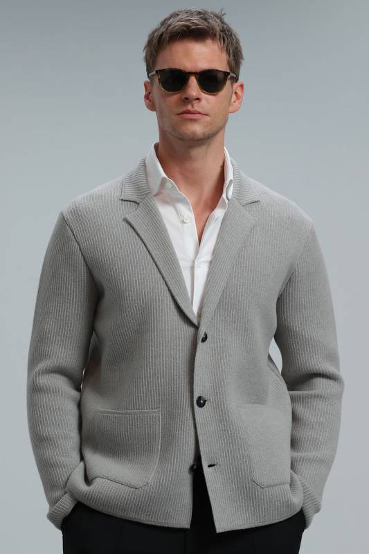 Rıch Male Cardigan Mınk - 1