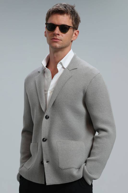 Rıch Male Cardigan Mınk - 3