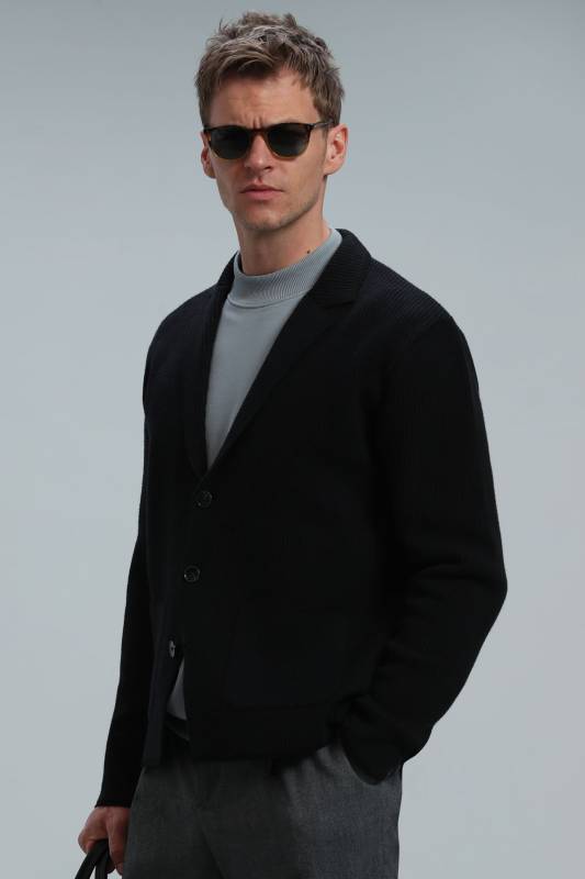 Rıch Male Cardigan Navy - 3