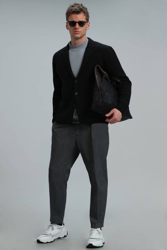 Rıch Male Cardigan Navy - 4