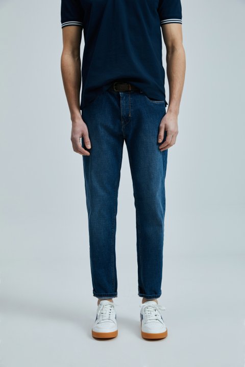 Enrıco Smart Jean Erkek Pantolon Regular Fit Mavi - Lufian (1)