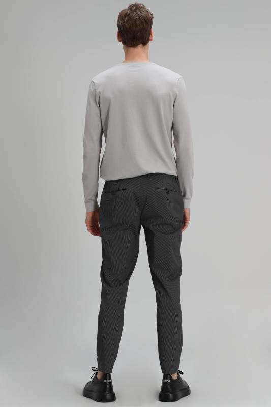 Rıcy Smart Mens Chino Pants Tailored Fit Grey - 5