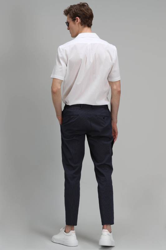 Rıcy Smart Mens Chino Pants Tailored Fit Navy - 6