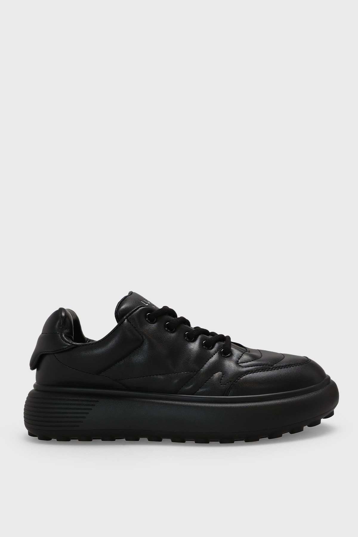 Rıken Mens Sneaker Shoes Black - Lufian