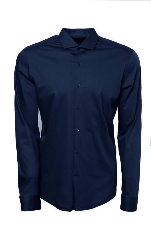 Riku Mens Sports Shirt Comfort Slım Fıt Navy - 2