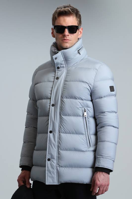 Rıld Goose Feather Male Coat Lıght Grey - 2