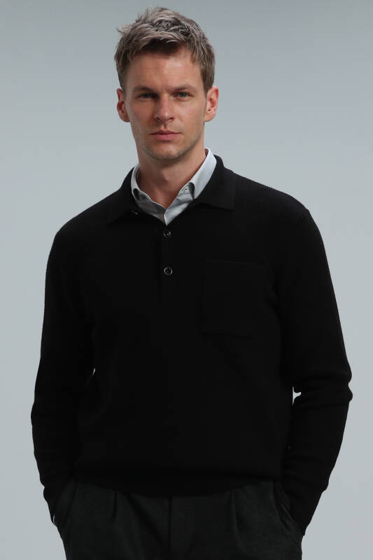 Rıver Mens Sweater Black - 1