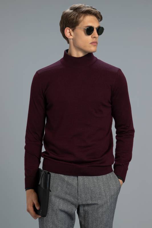 Robusto Mens Sweater Burgundy - 1