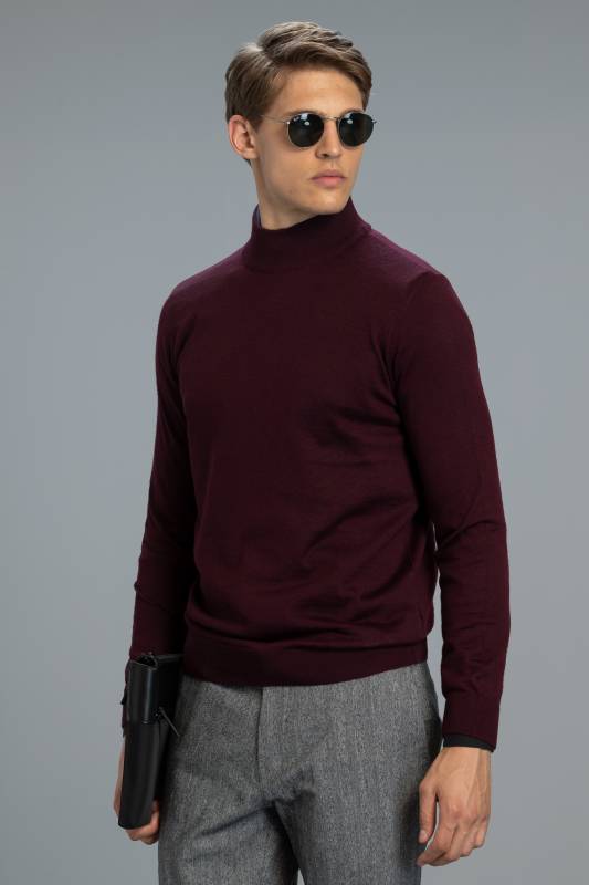 Robusto Mens Sweater Burgundy - 2