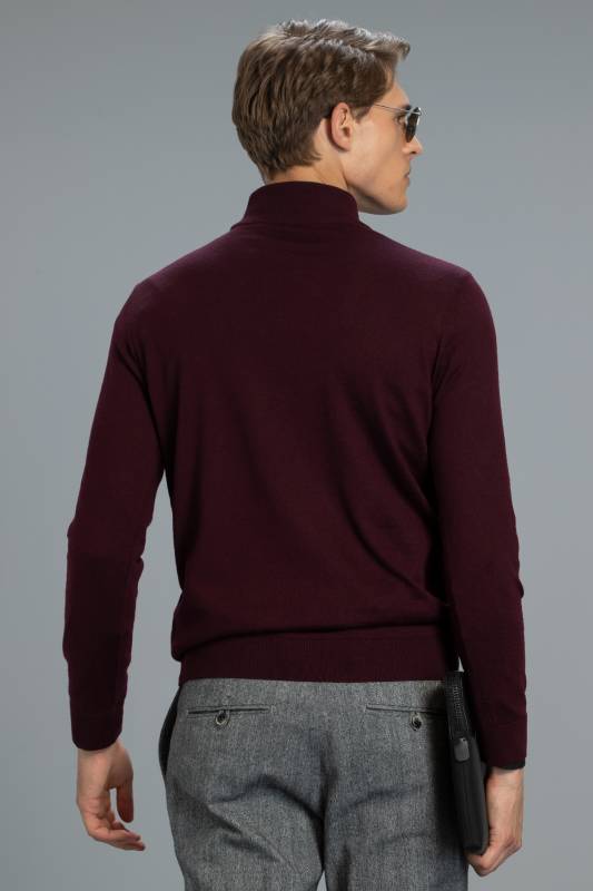 Robusto Mens Sweater Burgundy - 4