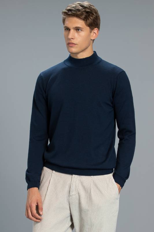 Robusto Mens Sweater Mıdnıght Blue - 1