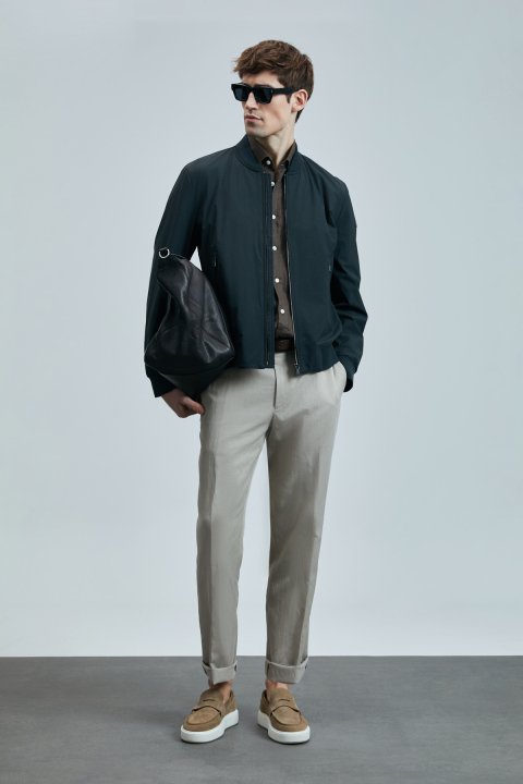 Roger Men's Coats Black - LUFIAN