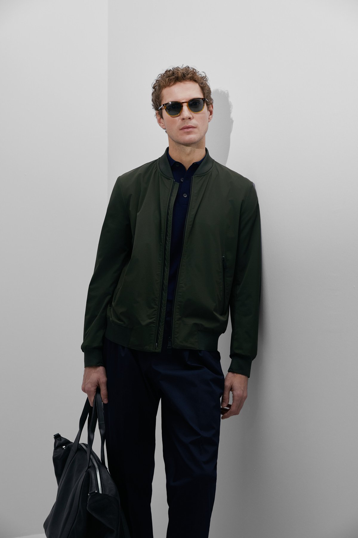 Roger Men's Coat Green - LUFIAN