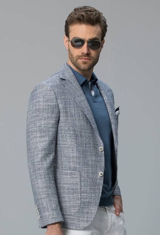 Roger Sports Mens Blazer Jacket Slım Fıt Navy - 2