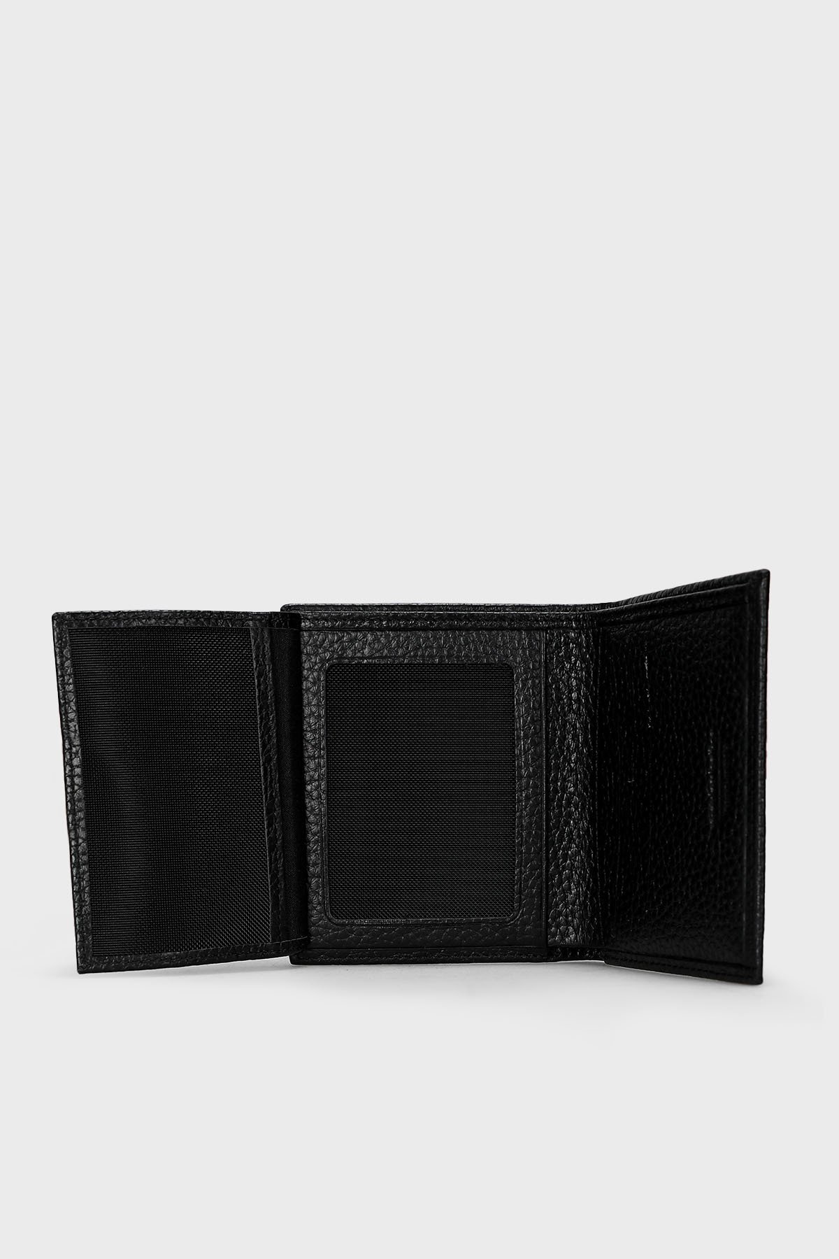 Ronald 103/p1 Men's Leather Wallet Black - LUFIAN