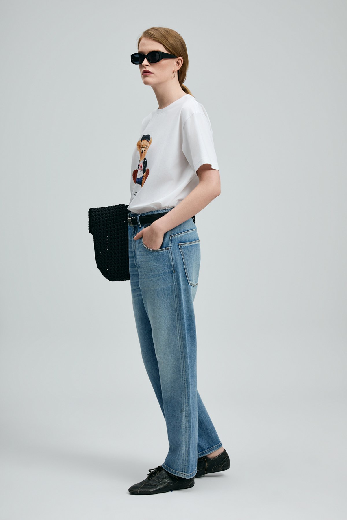 Ruby Women's T-Shirt Off White - LUFIAN