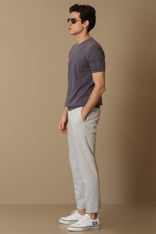 Rudolf Jogger Pants Tailored Fit Stone - 4