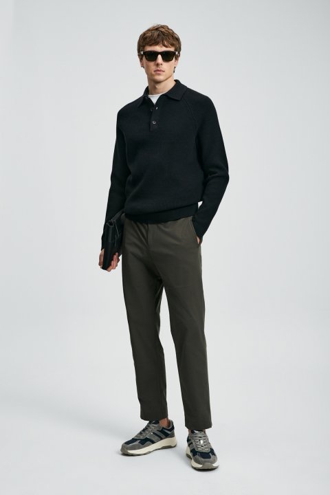 Rufus Men's Sweater Black - LUFIAN (1)
