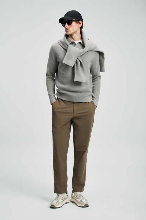 Rufus Men's Sweater Mink - LUFIAN (1)
