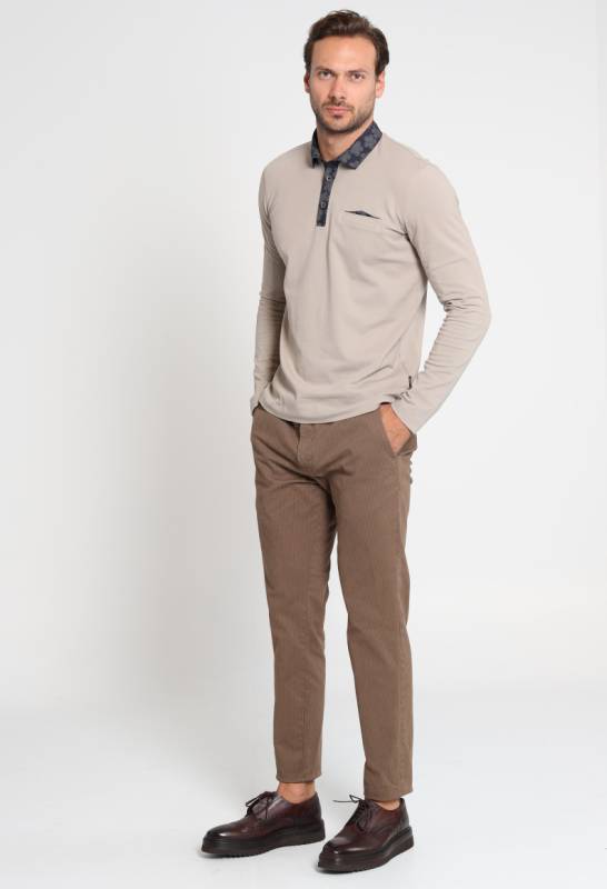 Sam Sports Mens Chino Pants Slım Fıt Beıge - 2