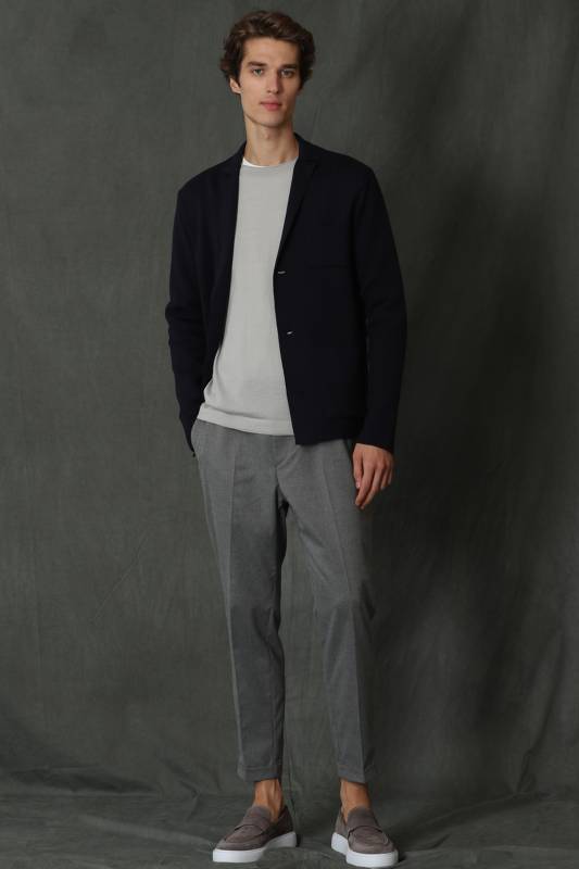 Sander Male Cardigan Navy - 3