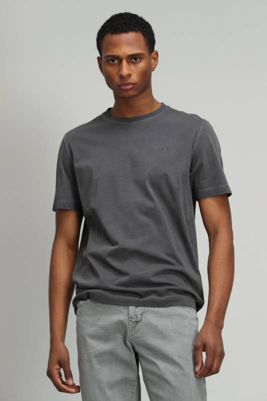 Sarder Mens Basic T - Shirt Anthracıte - 2